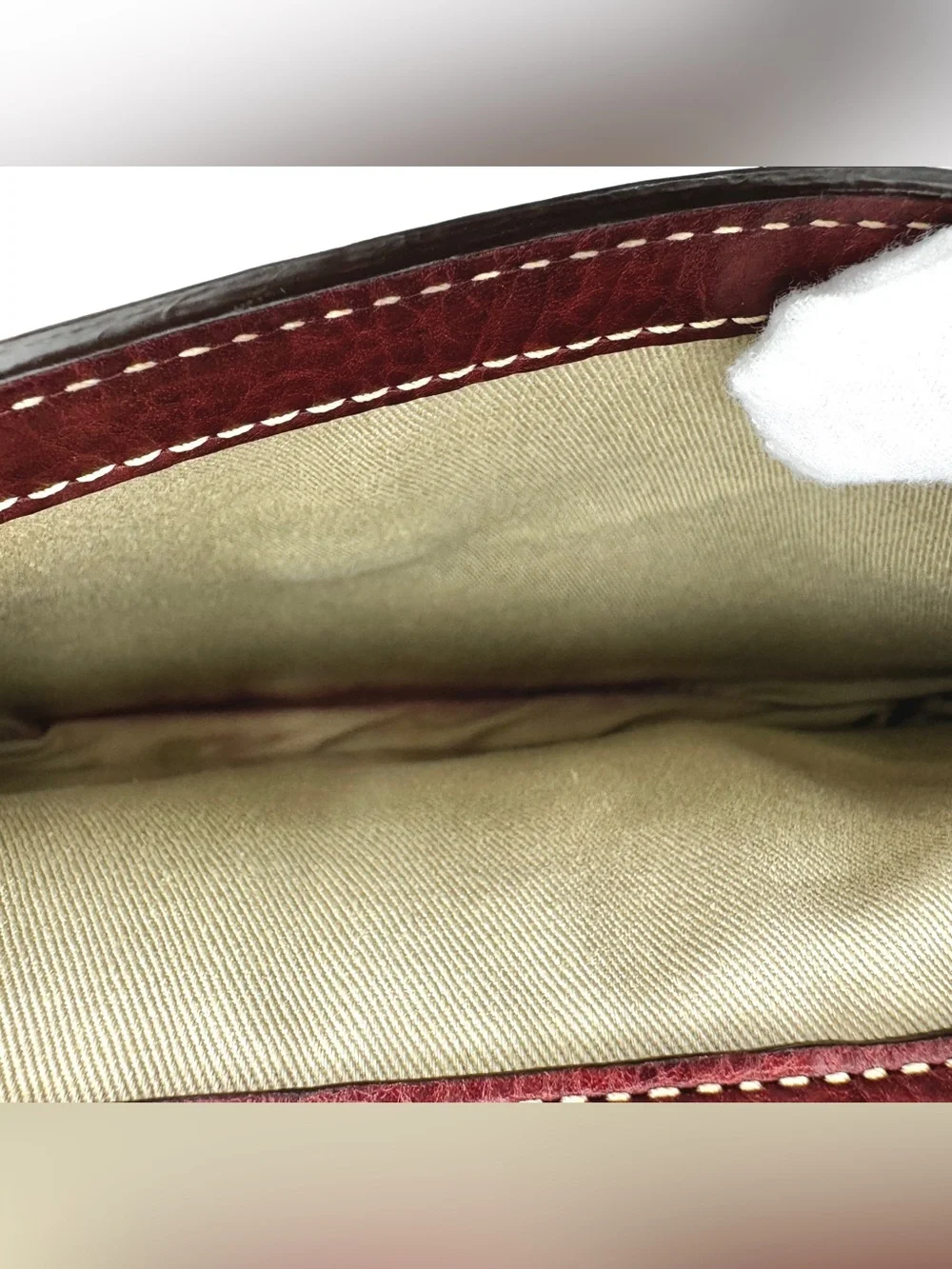 Coach Legacy Large Hamptons Miranda Rare Bordeaux Burgundy Leather Satchel Bag - Picture 13 of 15